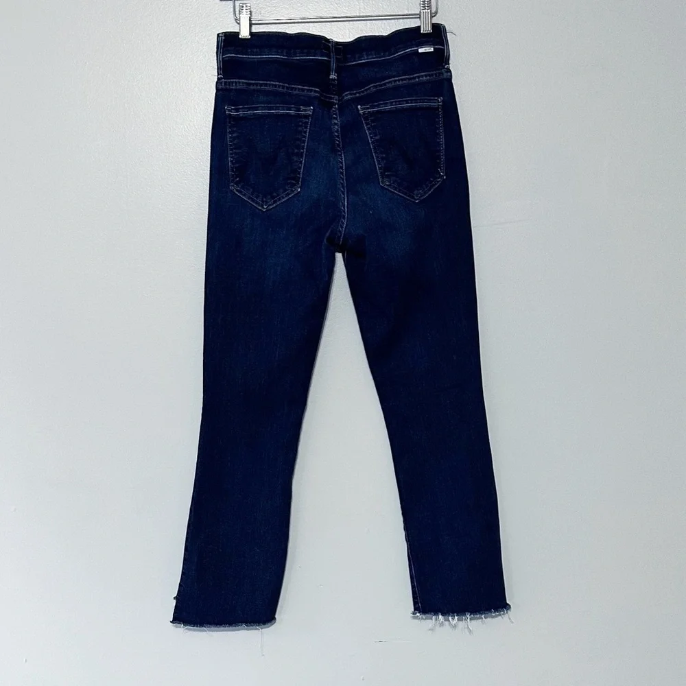 MOTHER The Insider‎ Crop Step Fray Jeans in Off Limits Size 28 - Picture 7 of 11